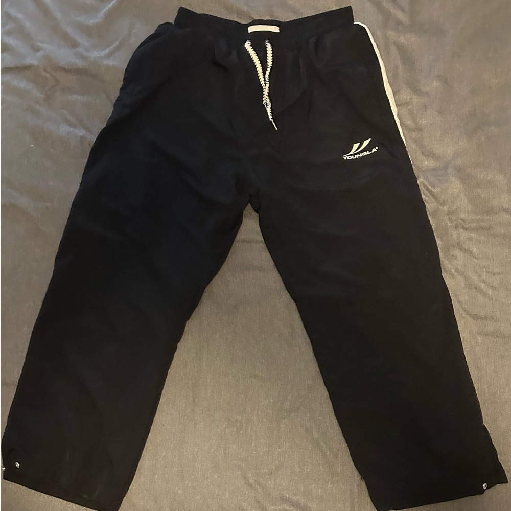 YoungLA Encore Track Black Pants